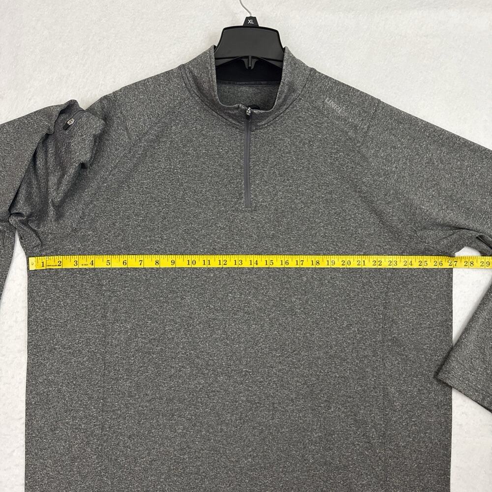 UNRL Elite Quarter Zip Pullover Mens 3XL Gray Heather Performance Stretch Golf - Picture 5 of 14